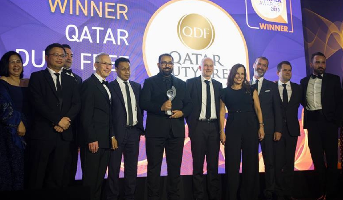 Qatar Duty Free honored as Airport Retailer of the Year at the 2023 Frontier Awards in Cannes